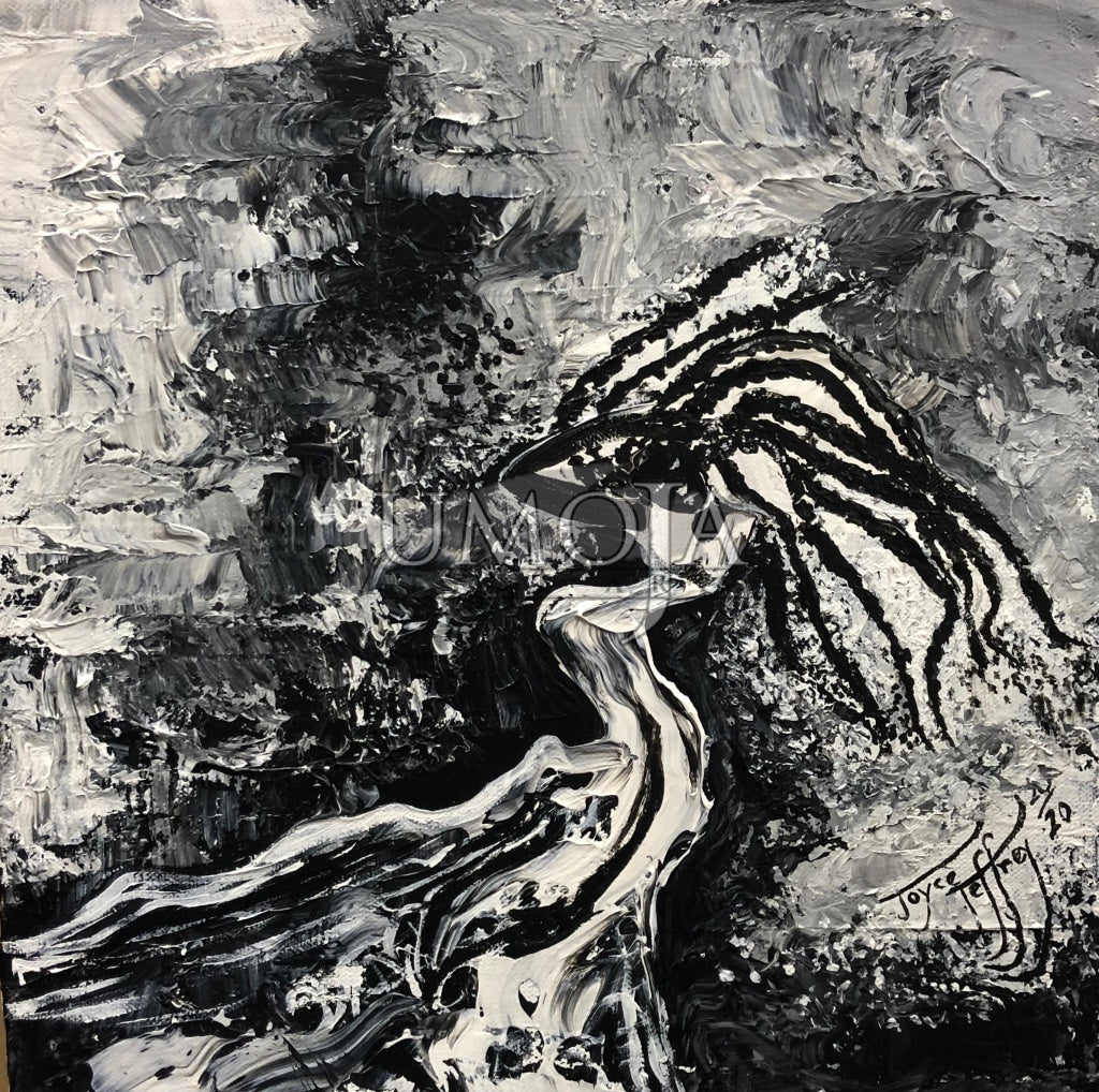 The Beauty of Praise - Artist: Joyce Jeffery -  Medium: Acrylic on canvas Size -  12” x 12”