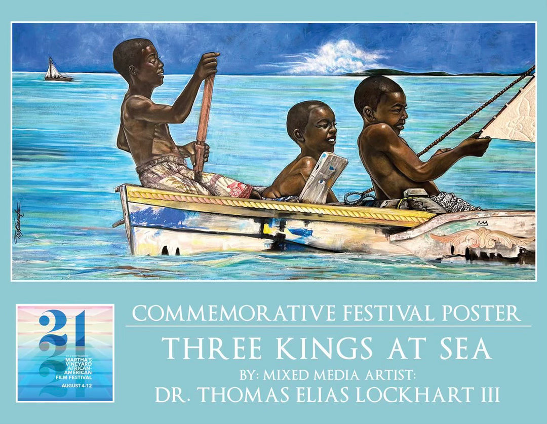 Three Kings At Sea Oak Bluffs Commemorative Poster