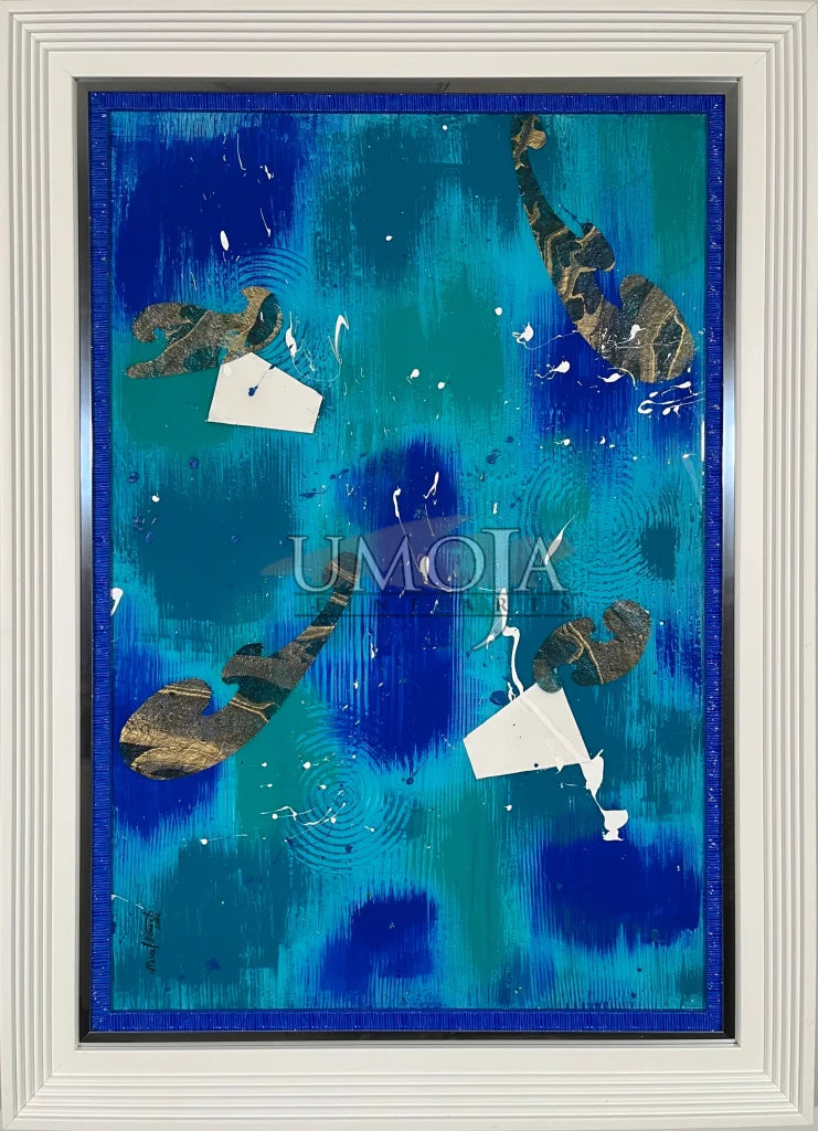 Cobalt Legacy (Resin On Masonite) Original