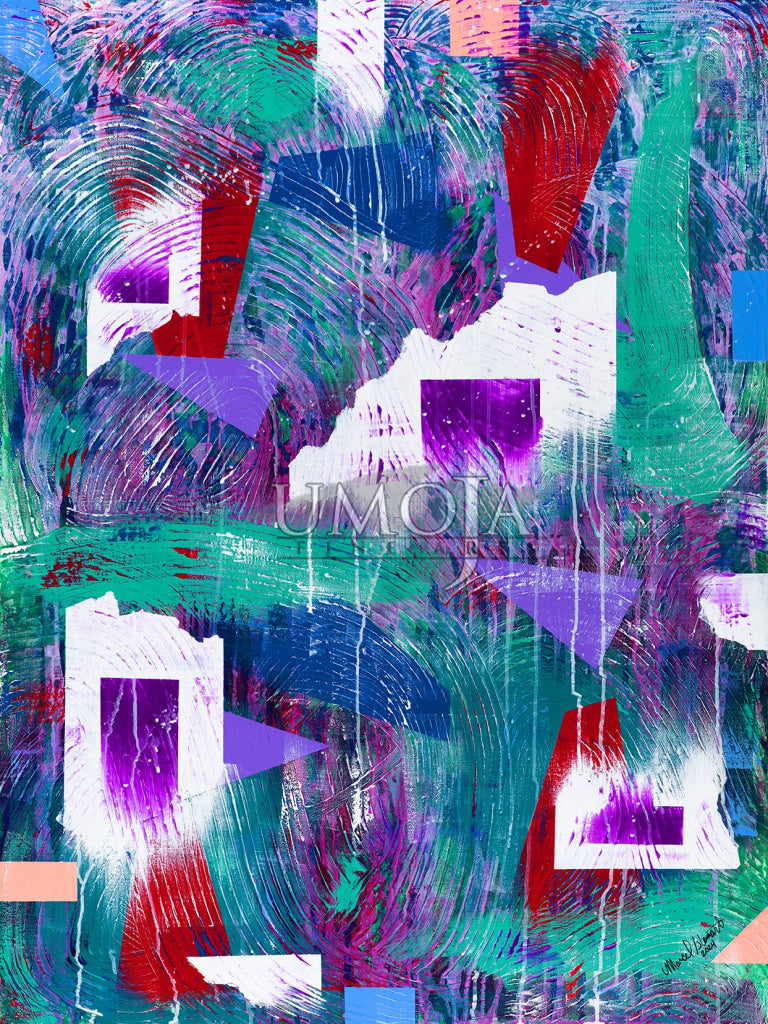 Expressive Extrovert Canvas Print (Remarque) Archival Pigment