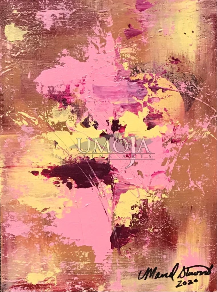 The Princess Moon - Artist: Marcel Stewart- Medium: Acrylic on Canvas