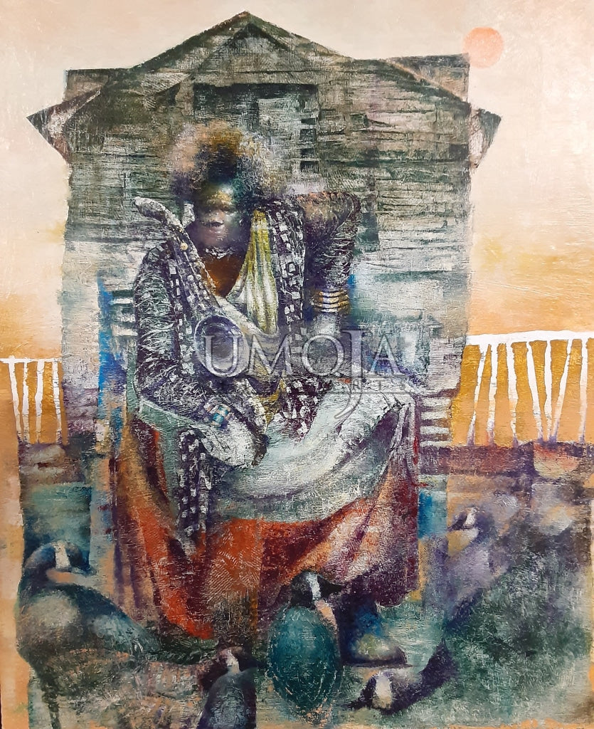 Saxafied - Artist: Paul Goodnight -  Medium: Oil on Canvas -  Size -  49"x34"